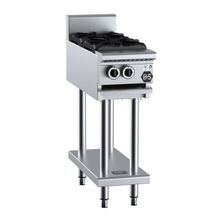 BOILING TOP 2 BURNER ON STAND, B+S BLACK