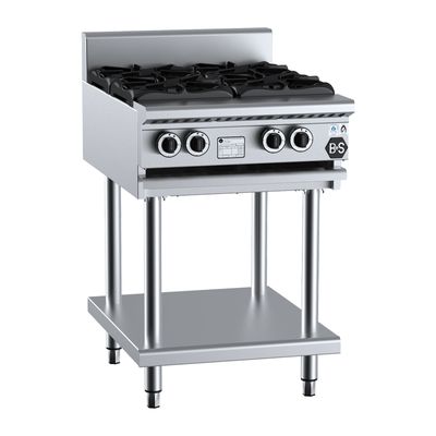 BOILING TOP 4 BURNER W/STAND, B+S