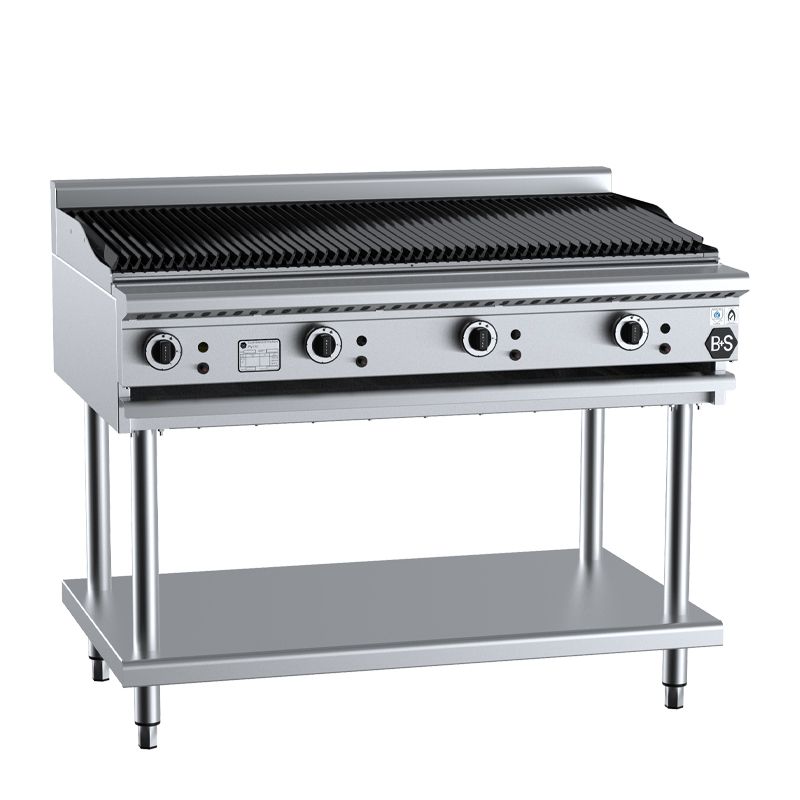 CHAR BROILER 1200MM WITH STAND, B+S