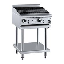 CHAR BROILER 600MM WITH STAND, B+S BLACK