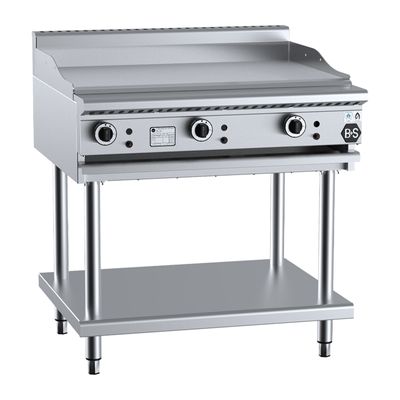 GRILL PLATE 900MM WITH STAND, B+S