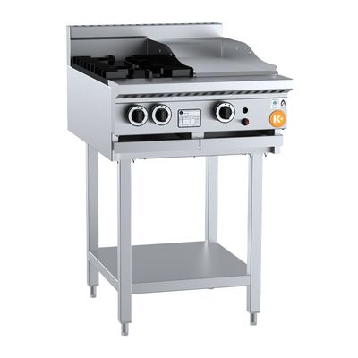 2 BURNER TOP AND 300MM GRIDDLE, B+S K+