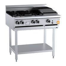 4 BURNER TOP AND 300MM BROILER, B+S K+