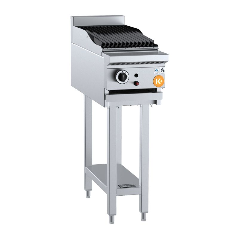 CHAR BROILER GAS ON STAND 300MM, B+S K+