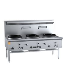 WOK TABLE GAS WATELESS 3 HOLE,  B+S K+