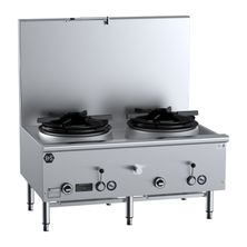 STOCK POT COOKER W/LESS 2-HOLE B&S BLACK