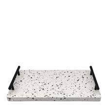 TRAY W/ HANDLES TERRAZZO 35X18CM, G&T