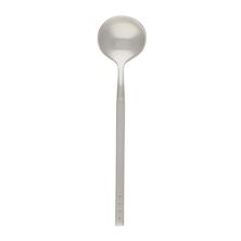 TEA SPOON BRUSHED SILVER, KROF DOZ