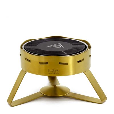 BUFFET STAND ROUND GOLD, ECO SERVE