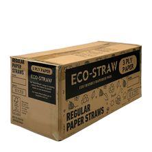 STRAW PAPER BAMBOO 205MM, 2500CTN