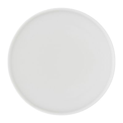 PLATE HIGH RIM 26.5CM, M&W WHITE BASICS