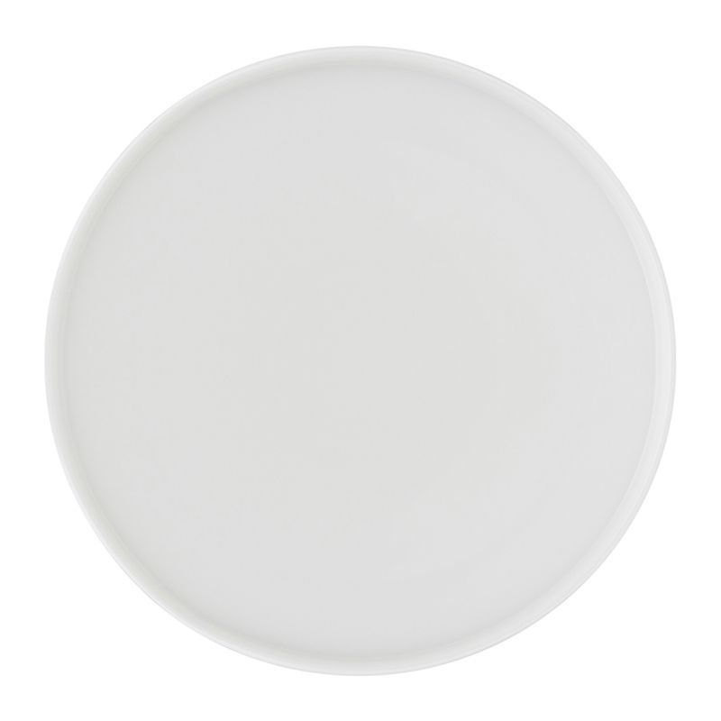 PLATE HIGH RIM 26.5CM, M&W WHITE BASICS