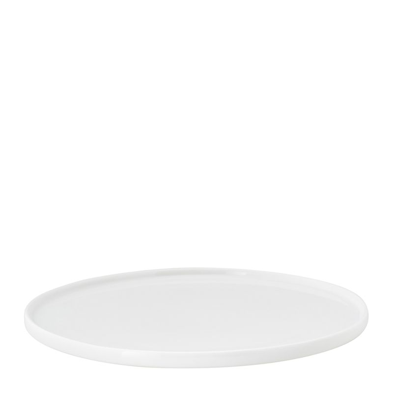 PLATE HIGH RIM 26.5CM, M&W WHITE BASICS