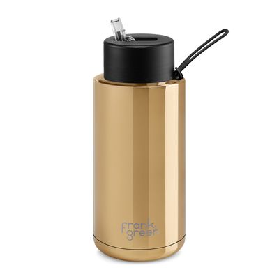 BOTTLE CHROME GOLD/MIDNIGHT 1L, F/GREEN