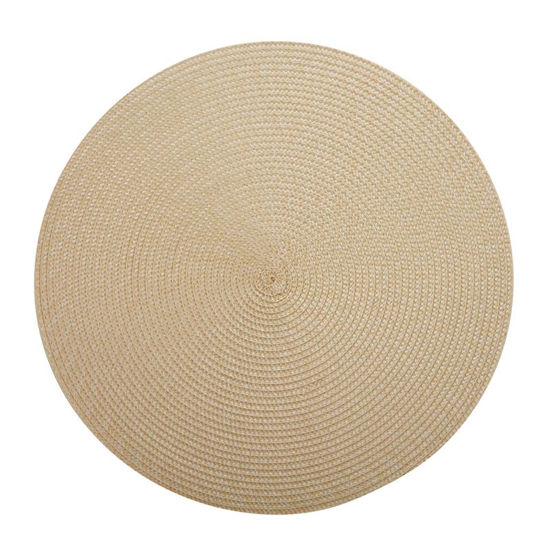 PLACEMAT ROUND SAND 38CM, M&W