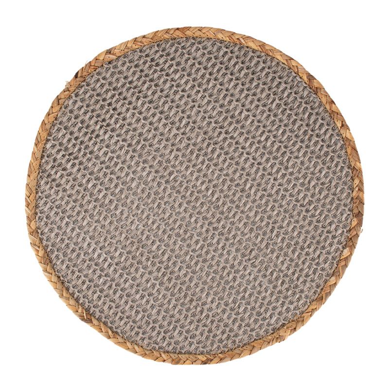 PLACEMAT ROUND GREY/NATURAL 38CM, M&W