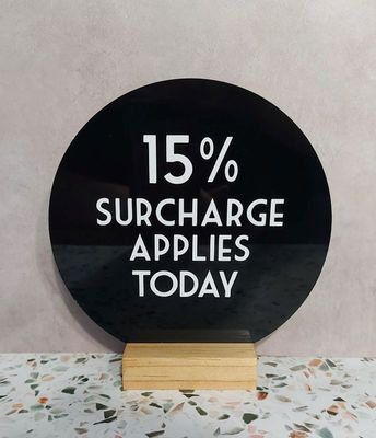 SURCHARGE APPLIES 10/15% 150MM W/STAND