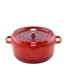 CASSEROLE ROUND RED 28CM, ALUCHEF