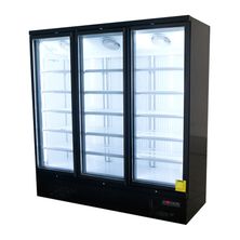 FRIDGE UPRIGHT THREE DOOR GLASS, SALTAS