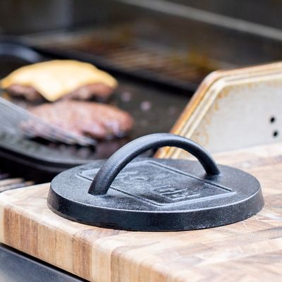 Lodge 16 Cm Seasoned Cast Iron Burger Press