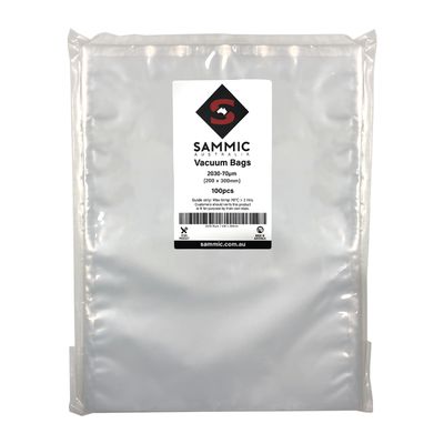 CHAMBER VACUUM BAG 100 PACK, SAMMIC