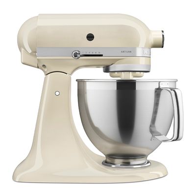 KitchenAid White Mixers - Color Comparison - Almond Cream, Frosted Pearl,  Milkshake Mixer 