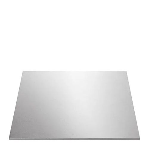 CAKE BOARD SILVER SQUARE 20CM, MONDO