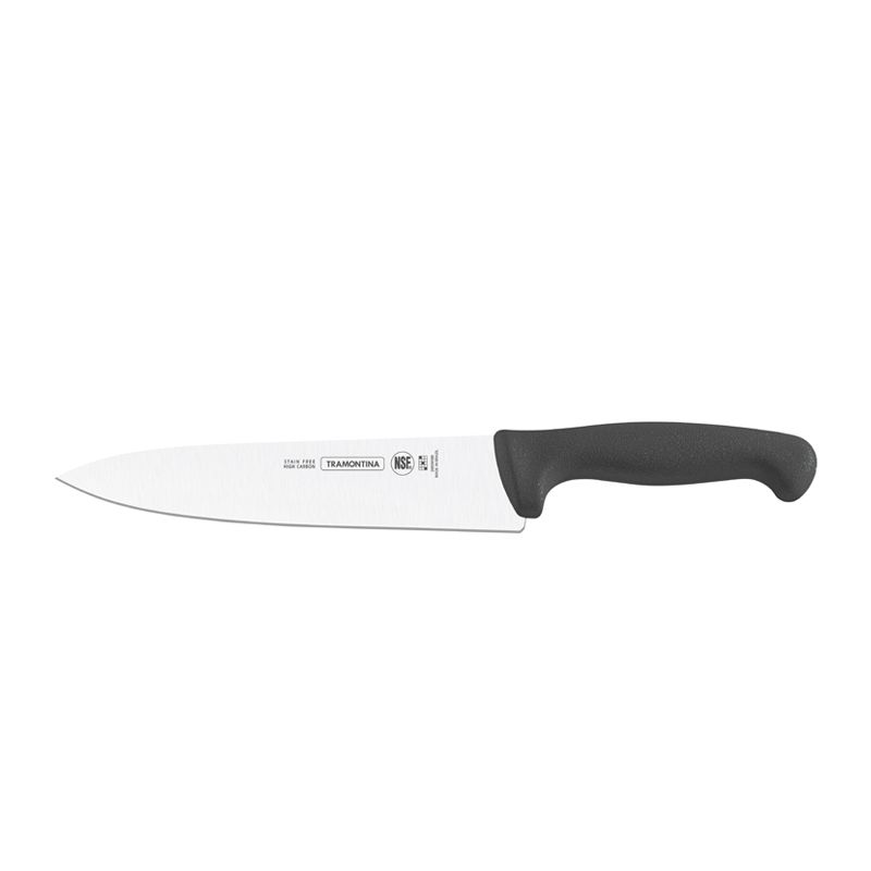KNIFE CHEFS BLACK 250MM, PROFESSIONAL