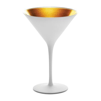 OLYMPIC MARTINI GLASS WHITE