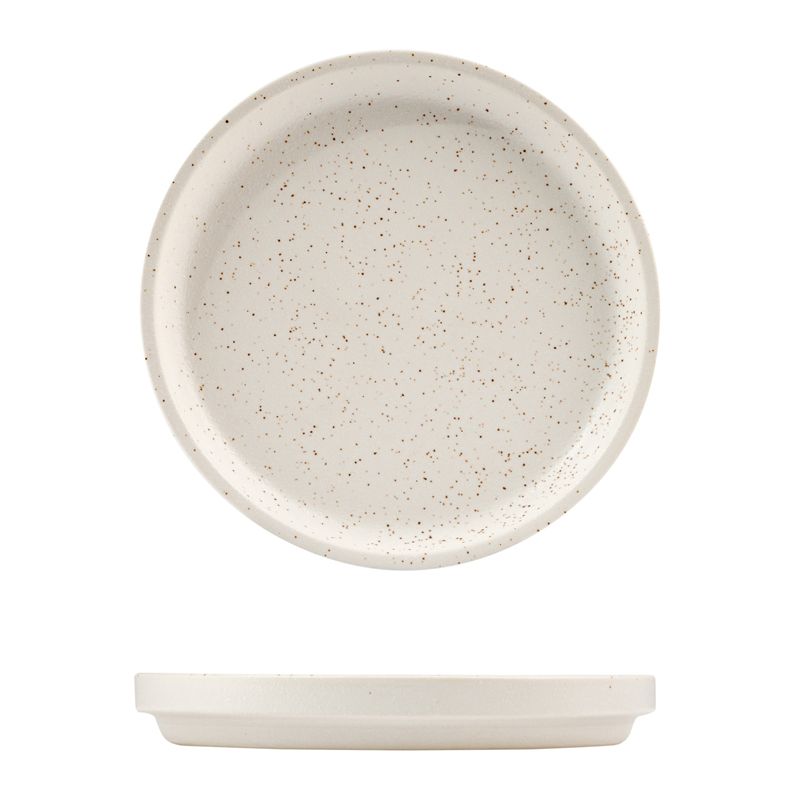 PLATE STACKABLE 160MM, DUNE SHELL