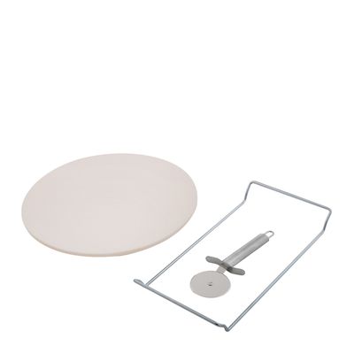 PIZZA STONE SET 3 PCE ROUND, D&W NAPOLI