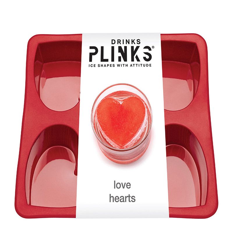 ICE MOULD HEART,  DRINKS PLINKS