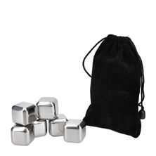 WINE CUBE SET-6 STAINLESS ST, BARCRAFT