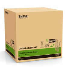 STRAW PAPER JUMBO ART 10MM BIOPAK 2500CT