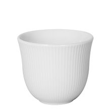 CUP EMBOSSED WHITE 250ML, LOVERAMICS