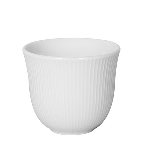 CUP EMBOSSED WHITE 250ML, LOVERAMICS