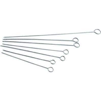 SKEWERS FLAT 350X3MM S/ST IRON MACEL