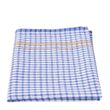 TEATOWEL WAFFLE CHECK 45X70CM BLUE