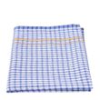 TEATOWEL WAFFLE CHECK 45X70CM BLUE