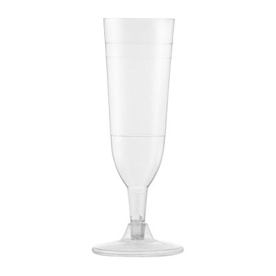 PLASTIC CHAMPAGNE GLASS 175ML, REDDS