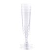 PLASTIC CHAMPAGNE GLASS 175ML, REDDS