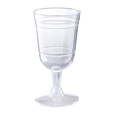 PLASTIC WINE GLASS 175ML 8PCES, REDDS