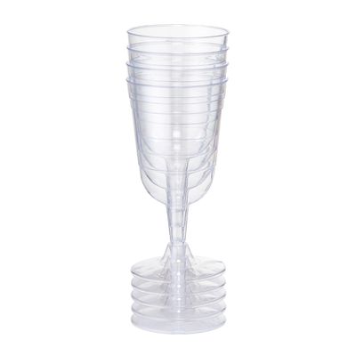 PLASTIC WINE GLASS 175ML, REDDS