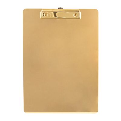 CLIPBOARD GOLD 225X310MM