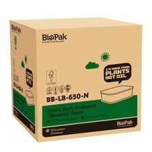 TAKEAWAY CONT 650ML, BIOBOARD 300CTN