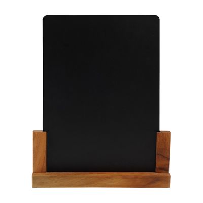 BLACKBOARD W/STAND A4, WILD WOOD