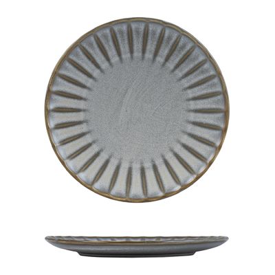 PLATE ROUND SCALLOPED 260MM, MODA CHIC