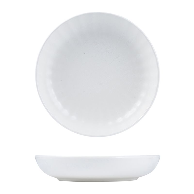 BOWL SHARE SCALLOPED 230MM, MODA SNOW