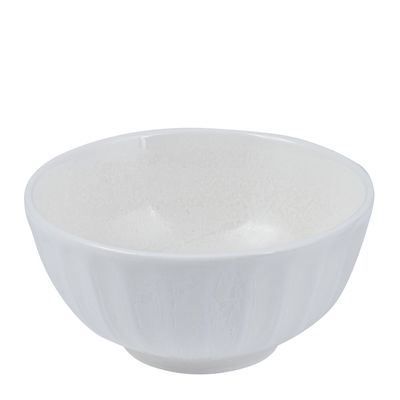 BOWL ROUND SCALLOPED 140MM, MODA SNOW