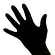 GLOVE BLACK LARGE NITRILE POWDER FREE, HANDCARE